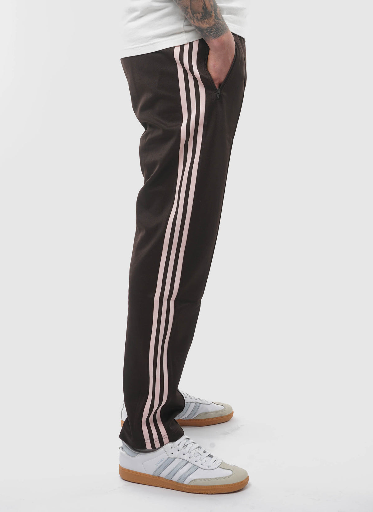 Classic Trackpants - Brown/Sandy Pink