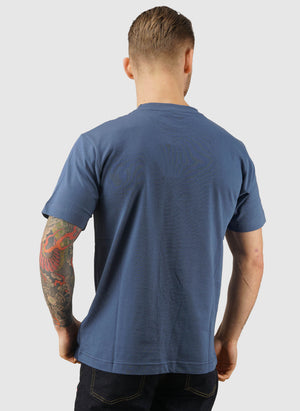Venire T-Shirt - Navy/Light Yellow