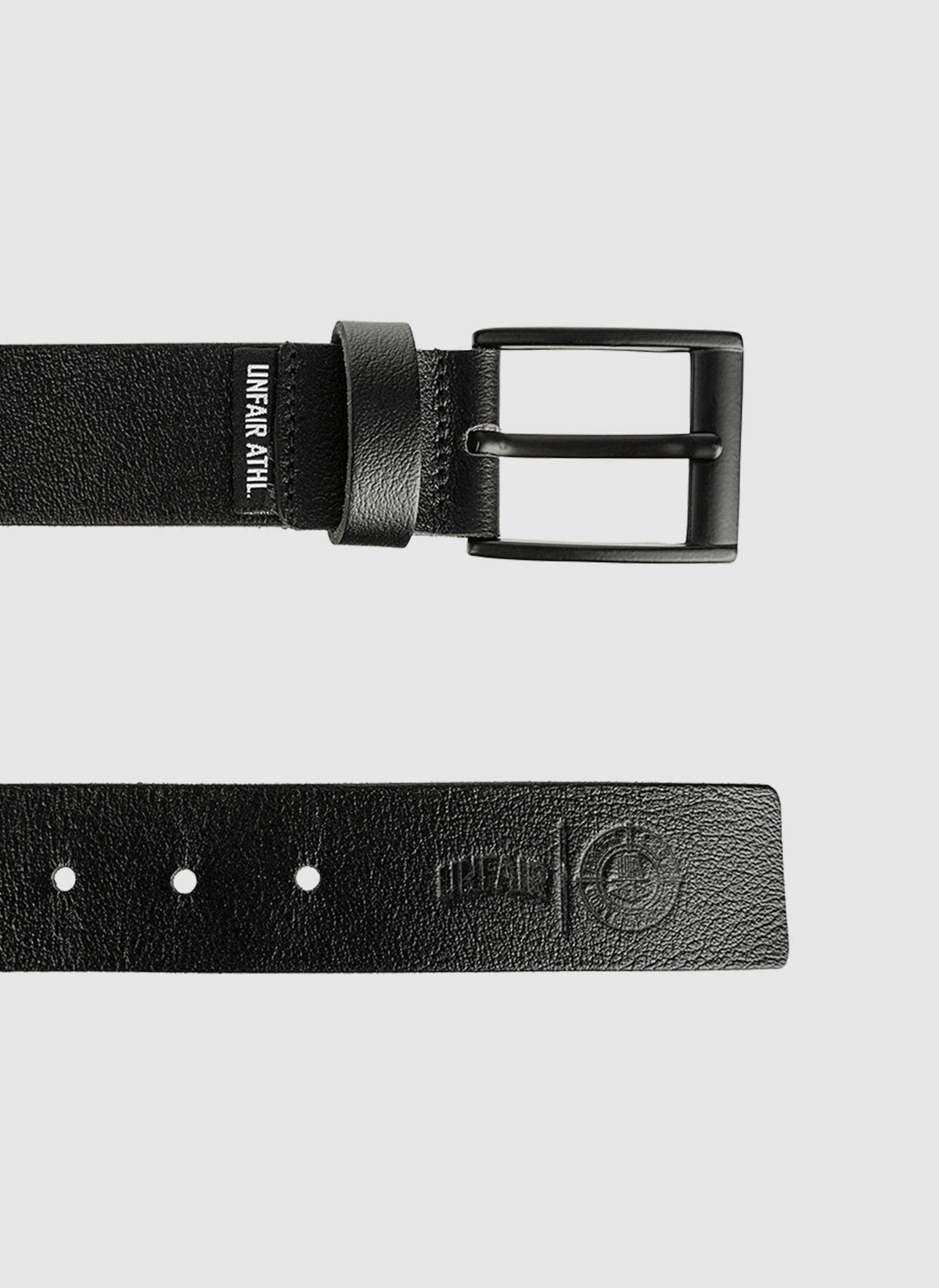Two Side Leather Belt - Black