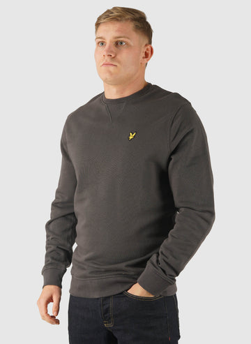 Crew Neck Sweatshirt - Gunmetal