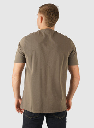 Script T-Shirt - Khaki Ash