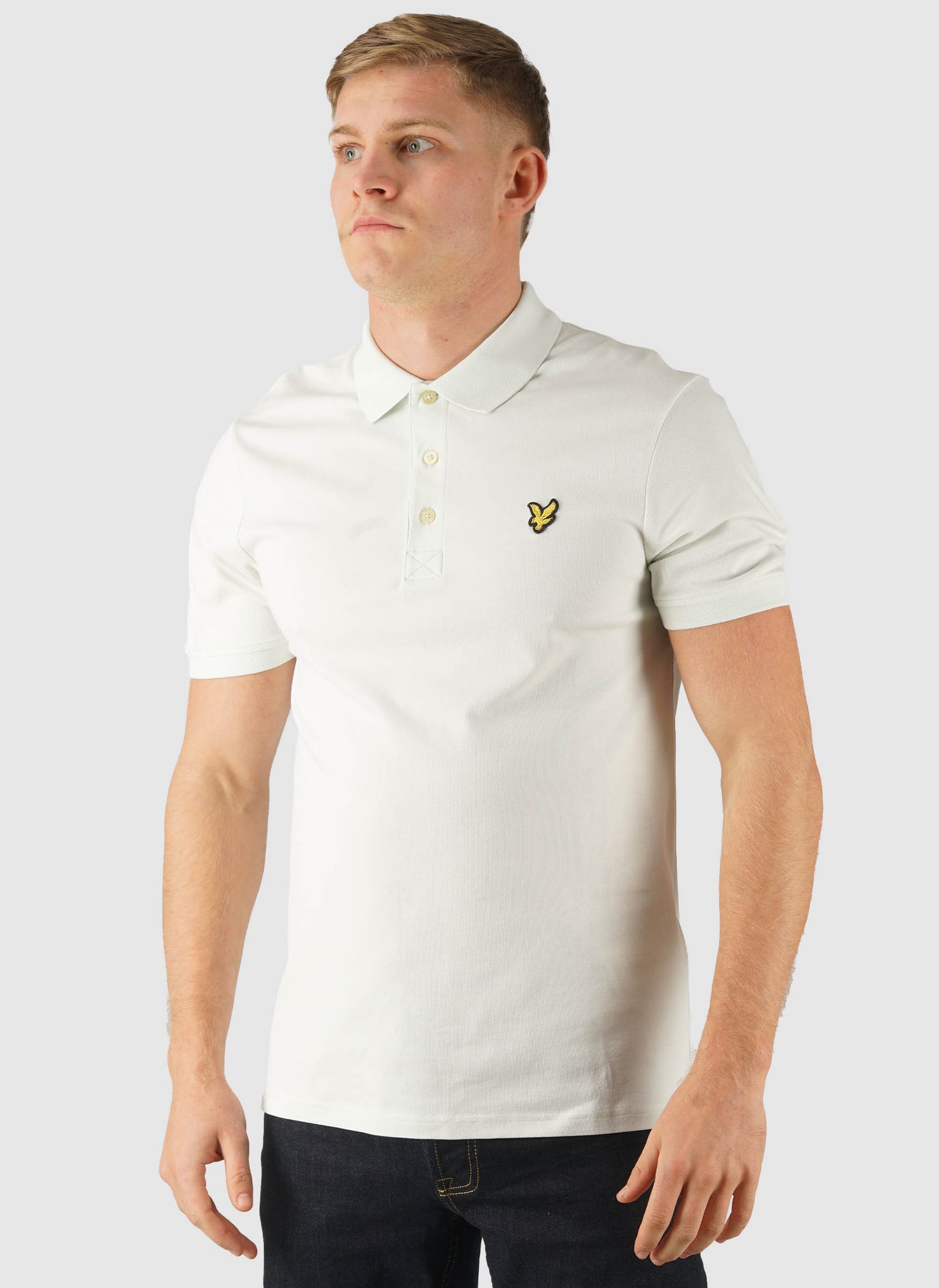 Plain Poloshirt - Ice Blue
