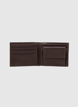 Casual Classics Hunte Coin Bifold Wallet - Dark Brown