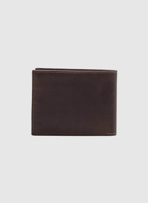 Casual Classics Hunte Coin Bifold Wallet - Dark Brown