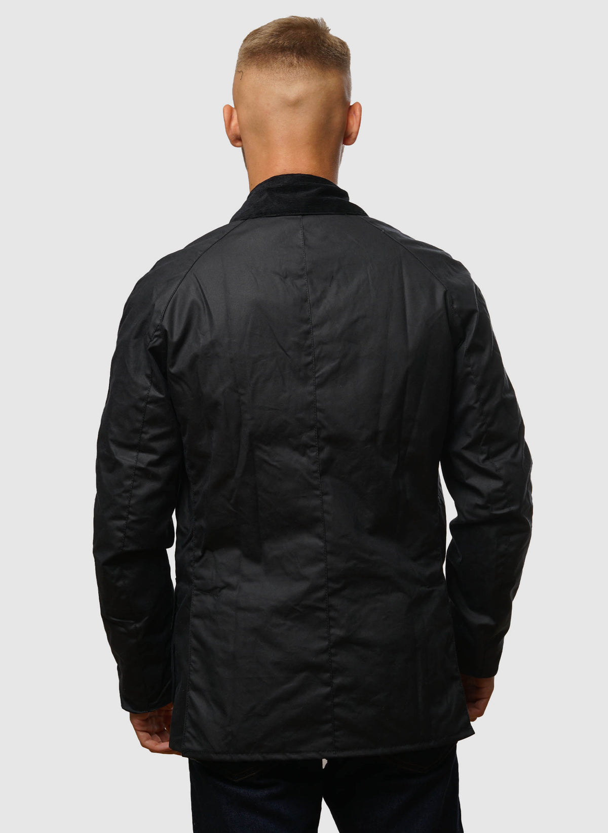 Ashby Waxed Jacket - Navy