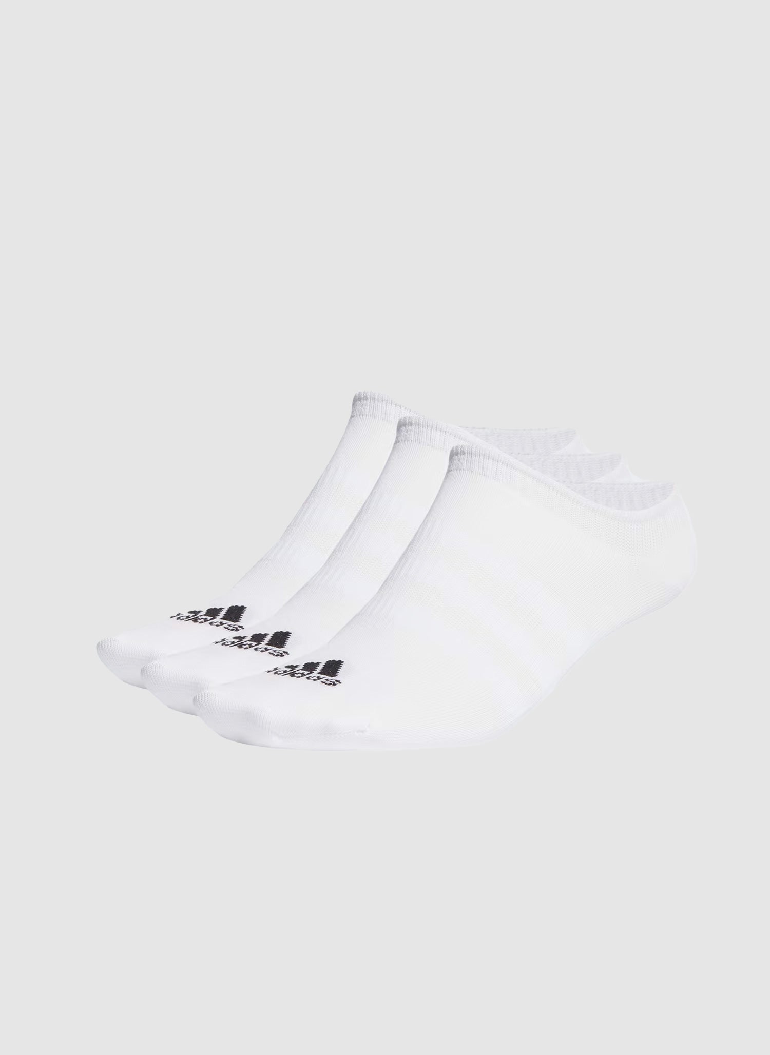 Thin & Light No Show Socks - White