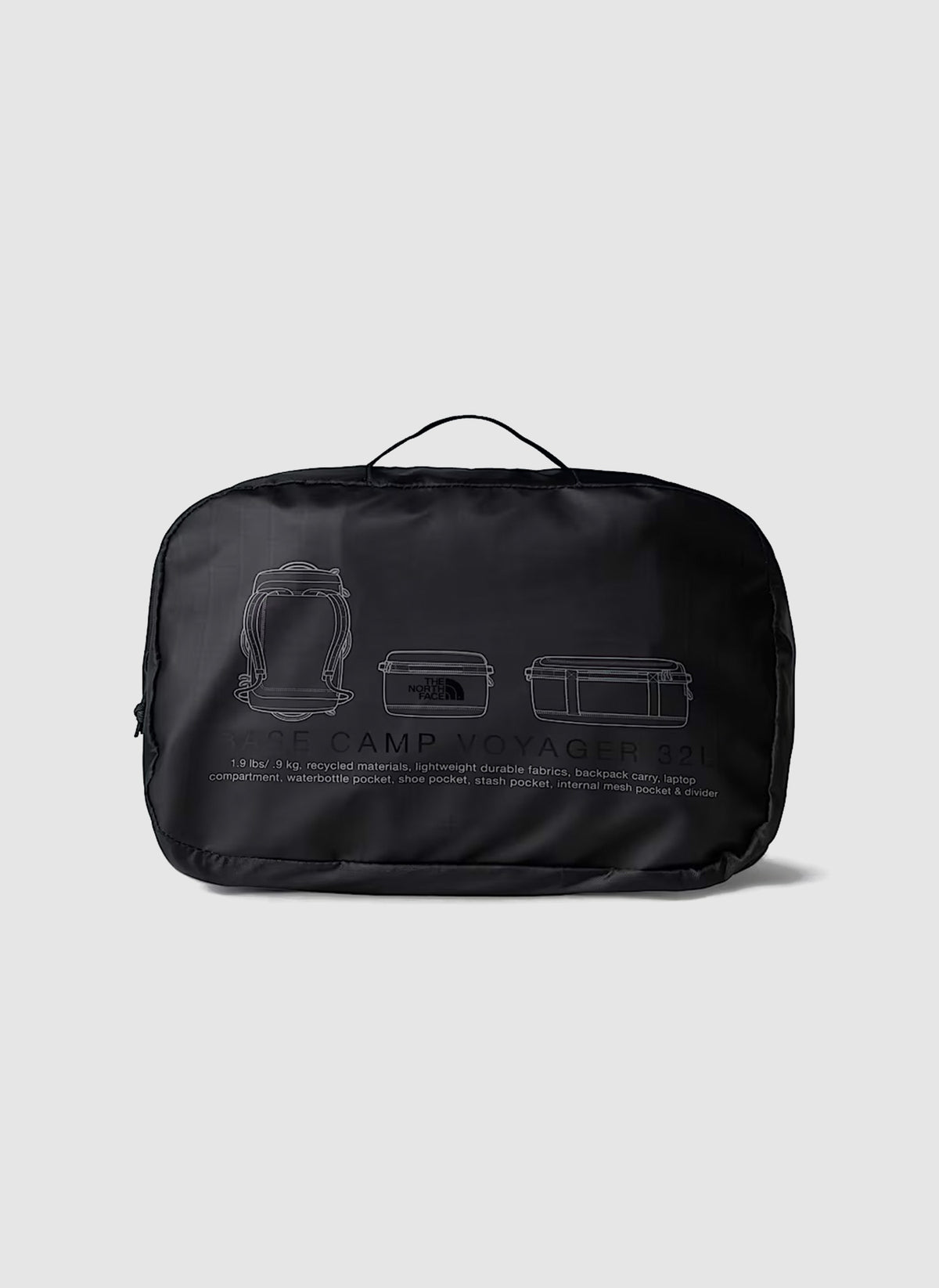 Base Camp Voyager Duffel Bag 32l -  Black/Asphalt Grey