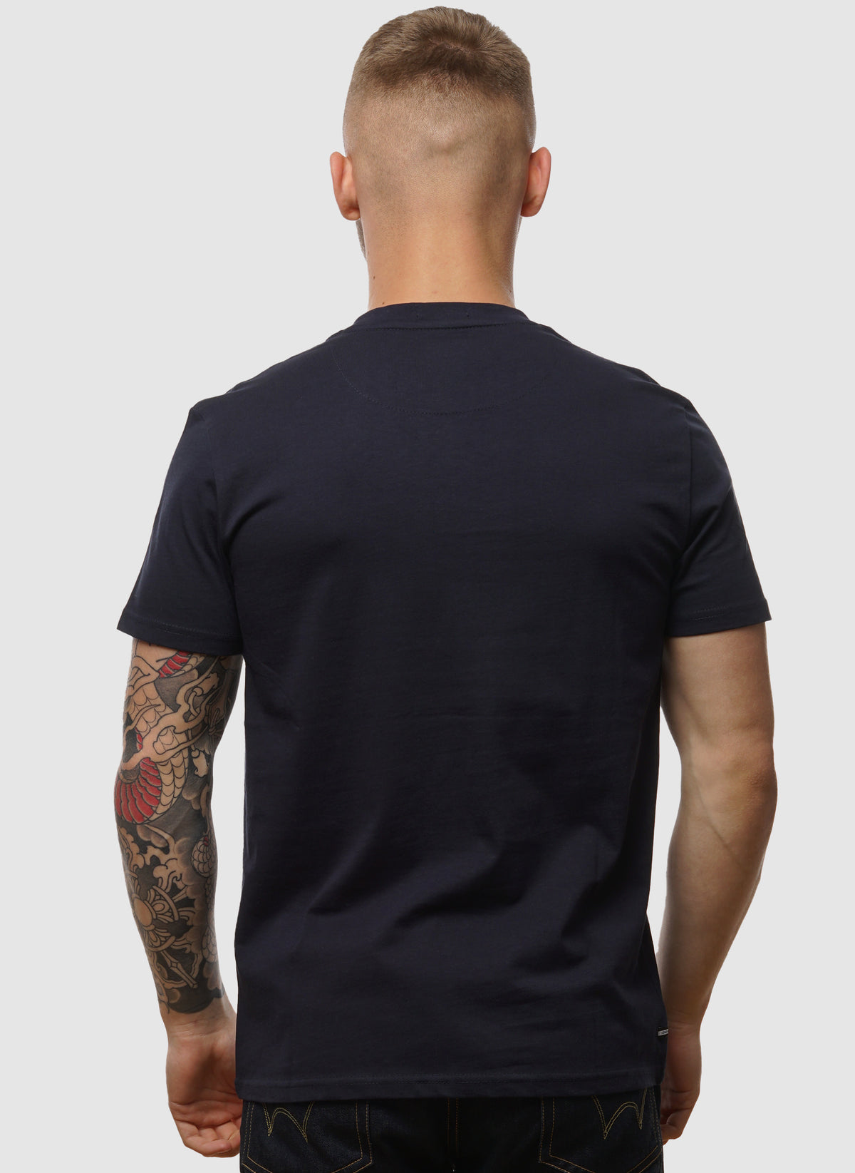 Shevchenko Mid House Check Prison T-Shirt - Dark Blue